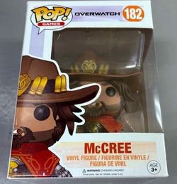 New Funko Pop Video Games 182 McCree Overwatch Vinyl Figure