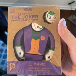 The Joker Wooden Figure 