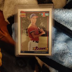 Mint Condition Chipper Jones Braves Rookie Top 40th Year Anniversary In Packaging 
