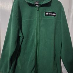 Dallas Stars XL Fanatics Fleece Zipup Sweatshirt $85 Retail 
