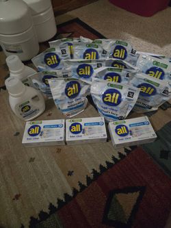 ALL Free+Clear Pacs, Fabric Softeners,  & Dryer Sheets