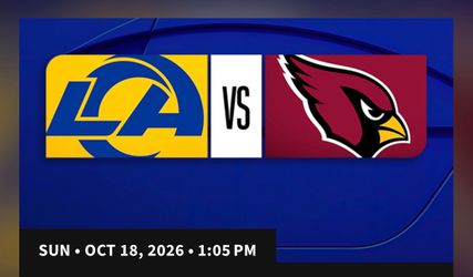 Los Angeles Rams Game PARKING pass. pINK
