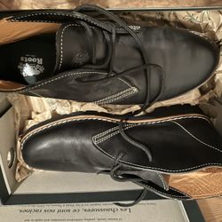 Roots Bud Boots - Original Black Leather 