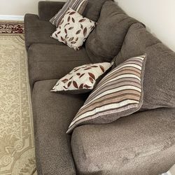 Three seater Brown Couch