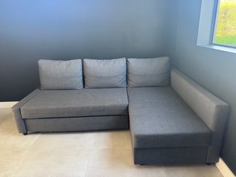 Sofa, chaise, and double bed in one