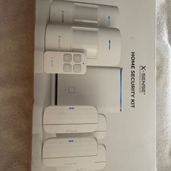 X-Sense Home Security System, 1 1/4 Mile Wireless Range with LoRa Tech, 8-Piece Wireless Alarm Kit, Works with Alexa, No Contract, Include Motion Sens