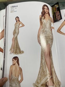 Gold Dress