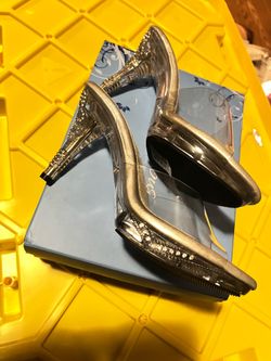 Fabuliscious Women's Heels Clear Size 5