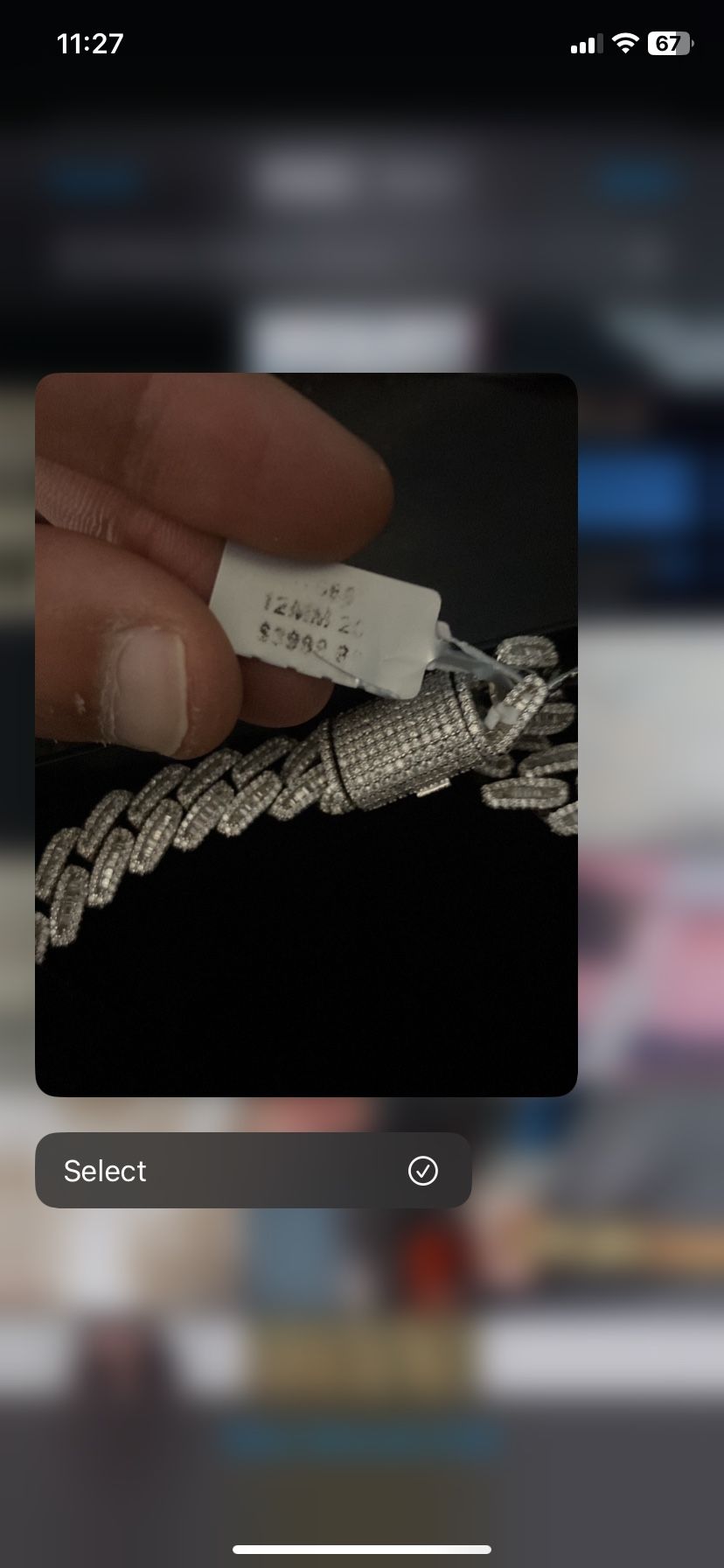 20-22mm Diamond Cuban Link 