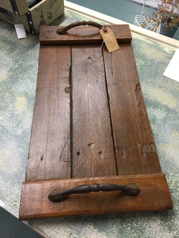 Wood pallet serving tray for Sale in Norwood, MA - OfferUp
