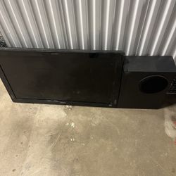 2 TVs (40in & 50in) Sony Subwoofer