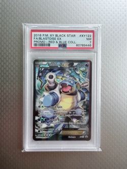 PSA 7 Blastoise EX XY122 Black Star Promo Pokemon Card