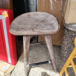 Heavy duty saddle shape bar stool going out of business sale everything 50% off now $40