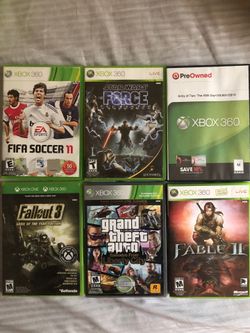 6 Xbox 360 Games