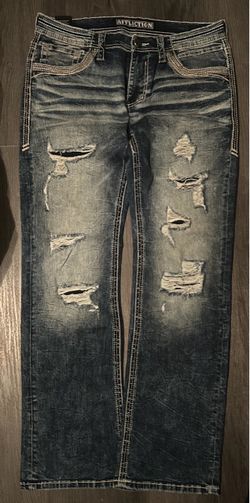 Affliction Distressed Denim Jeans