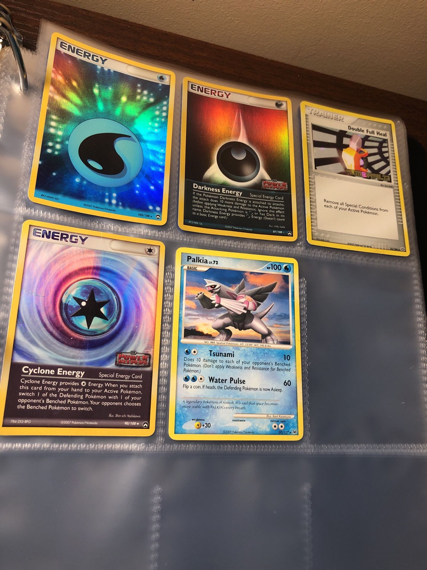 (Not sold as lot - sold by page) Pokemon vintage Pokémon cards