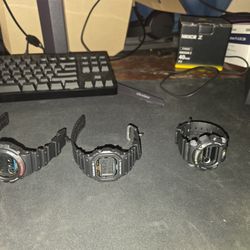 3 G Shock Watches
