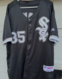 “The Big Hurt”. Chicago White Sox,Majestik, , size 52, Frank Thomas jersey. $80