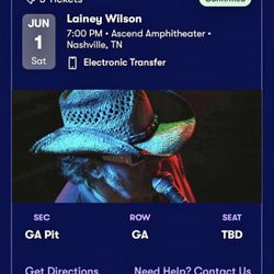 Lainey Wilson Tickets