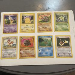 Set of 16 Pokemon Vintage - 1995 Cards