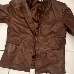 Leather clio jacket