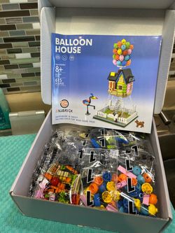 NEW! ENJBRICK Up Balloon House building block set.