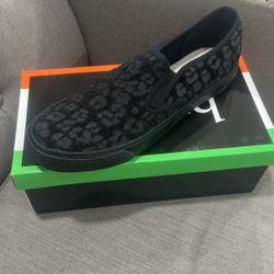 Leopard Slip Ons  