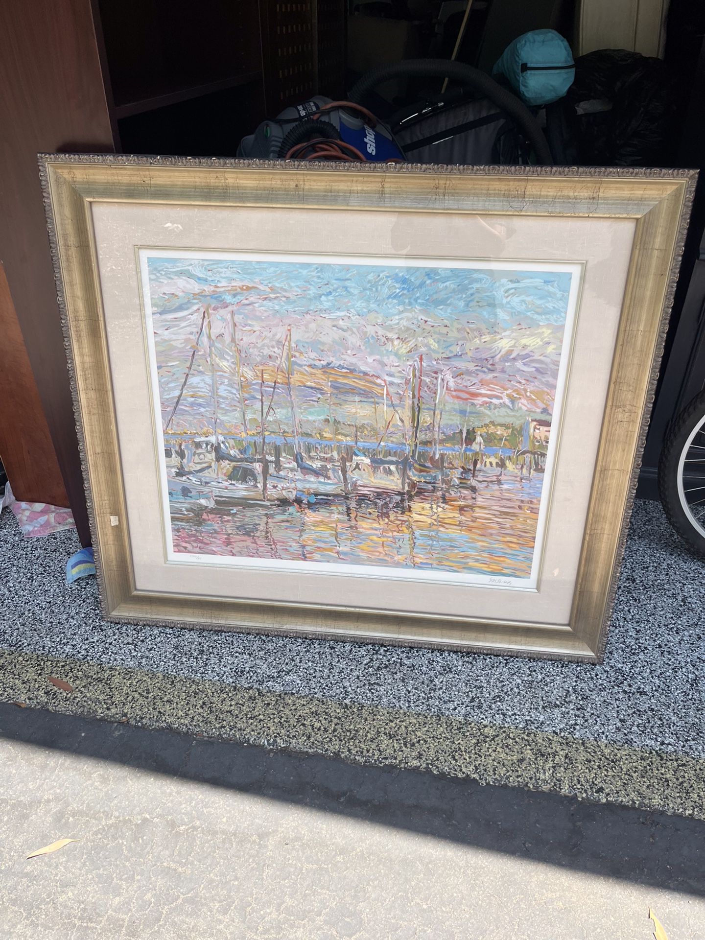 Vintage Art Painting Max Sassone