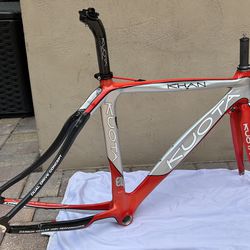 Kuota Khan 52cm carbon road bike frameset (frame fork seat post) Kestrel Colnago Trek Cannondale
