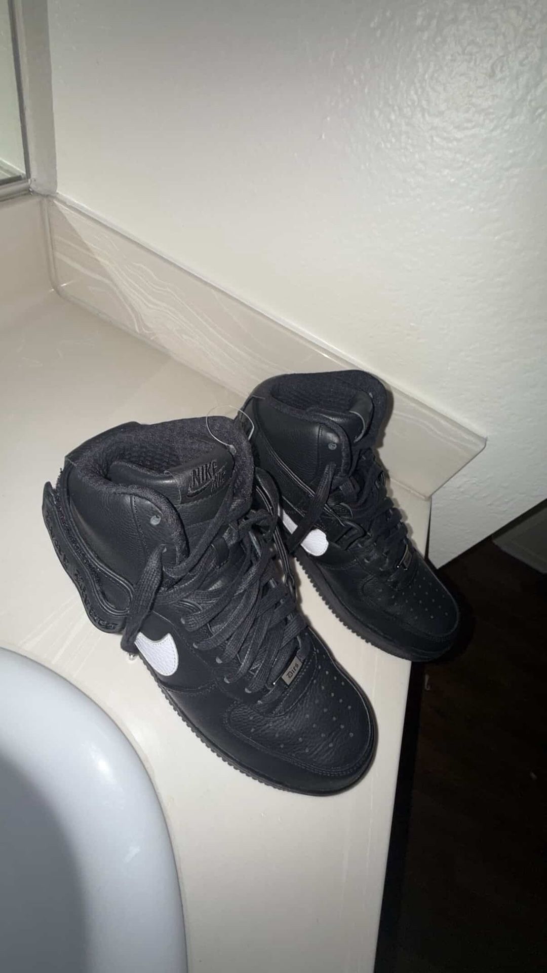 White Vlone High Top AF1