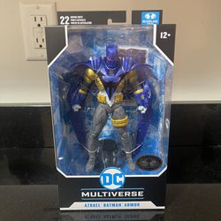 DC Multiverse Mcfarlane Azrael Batman Armor (Blue Platinum Edition)