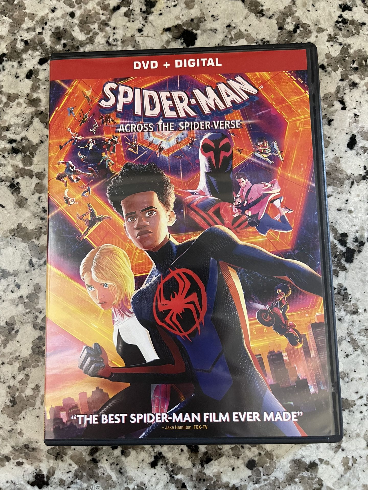 Spider-Man Across The Spider-Verse DVD
