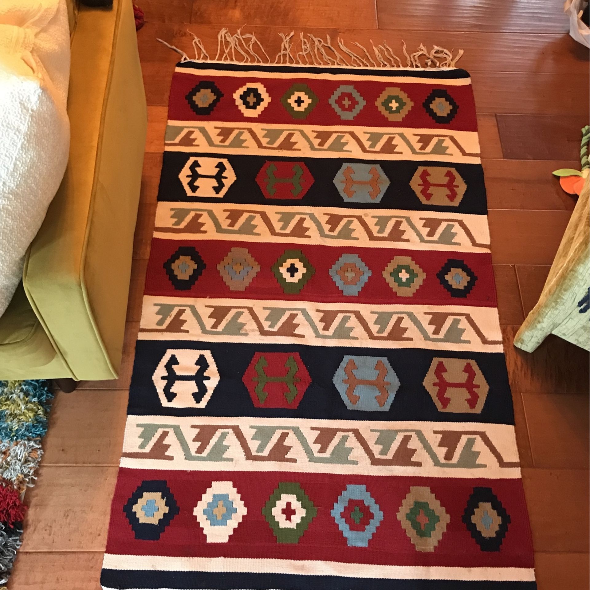 VINTAGE Bohemian Wool Rug