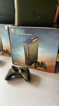 XBOX 360 limited editions GOW 3 / Resident Evil / Halo 3 LOT PLEASE READ THE DESCRIPTION