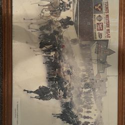 Longhorn Drive Photo In Wood Frame