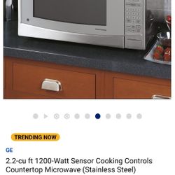 GE Stainless steel counter top microwave