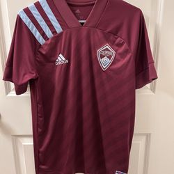 Customizable Adidas Colorado Rapids MLS Soccer Jersey With CO Flag Size M