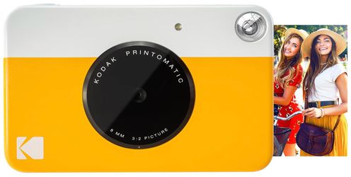 Kodak Printomatic Instant Camera (Blue) Basic Bundle + Zink Paper