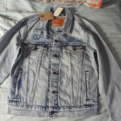 mens levis denim jacket small