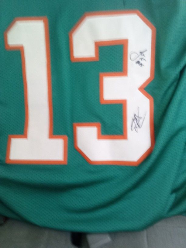 Miami Dolphins Dan Marino Autograph Jersey