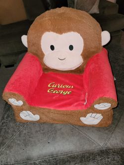 Animal Adventure Sweet Seats Curious George Children's Plush Chair- Free!