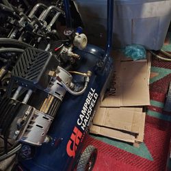 8gal Campbell Hotdog Air compressor 160 Firm No Less Very Quiet Machine Hardly Used It