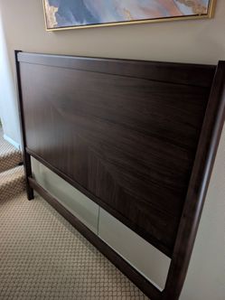 Cherry Solid Wood Queen Headboard