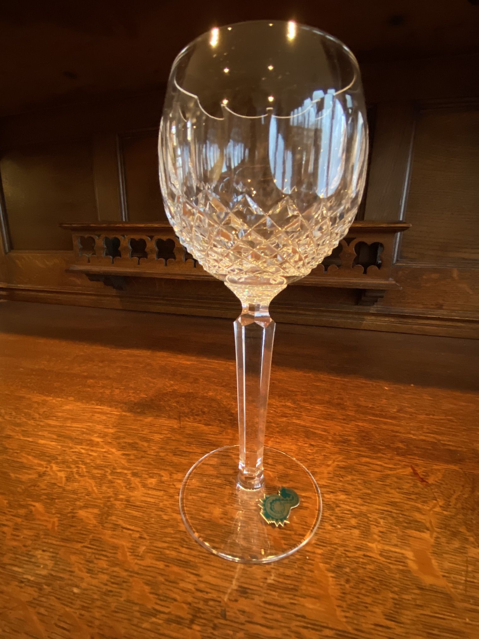 WATERFORD COLLEEN WINE HOCK GLASSES