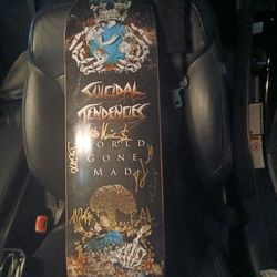 limited edition "World Gone Mad" Pool skate Deck