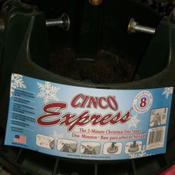 Cinco Express live Christmas tree stand
