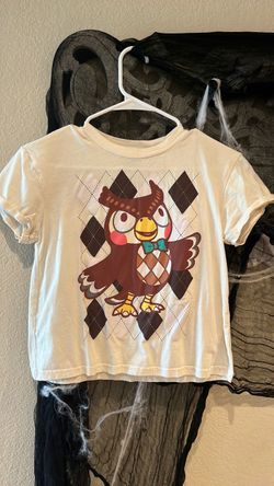 From hot topic animal  Crossing Blathers Graphic Crop T-Shirt