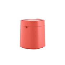 Orange, Self-sealing Trash Can 3.5 Gallon