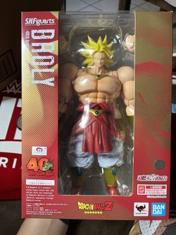 S.H. Figuarts Broly 40th Anniversary Reissue Edition Anime Action Figure Dragon Ball Z