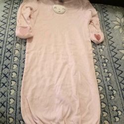 Gerber Organic Newborn Pink Nightgown